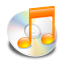 iTunes 7 Orange Icon 64x64 png